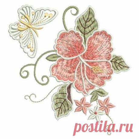 Hibiscus Delight Set, 10 Designs - 3 Sizes! | Wedding | Machine Embroidery Designs | SWAKembroidery.com