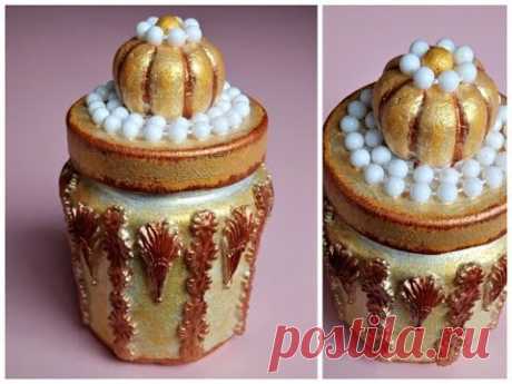 TUTORIAL, borcan vintage - TUTORIAL, vintage jar