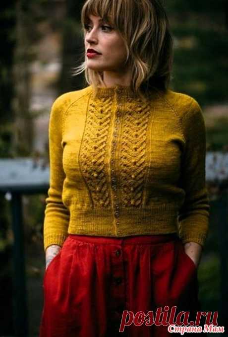 Кардиган LYS от Andrea Mowry. Спицы.