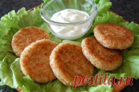 Вкусные котлеты с крабовыми палочками