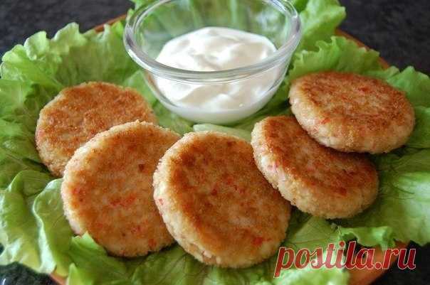 Вкусные котлеты с крабовыми палочками