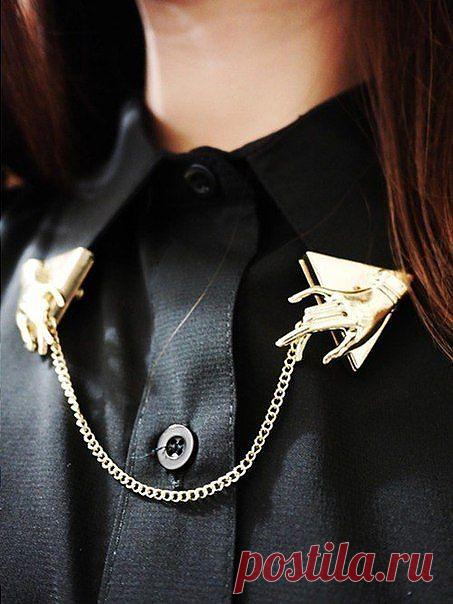 Уголки на воротник рубашки