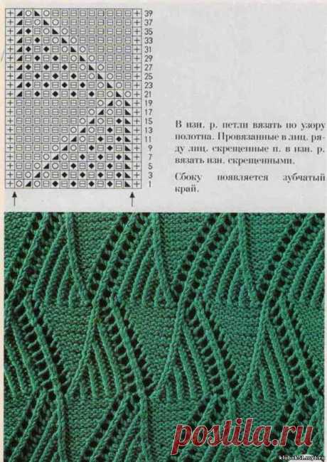 Очень красивые ажурные узоры спицами. Для вашей коллекции