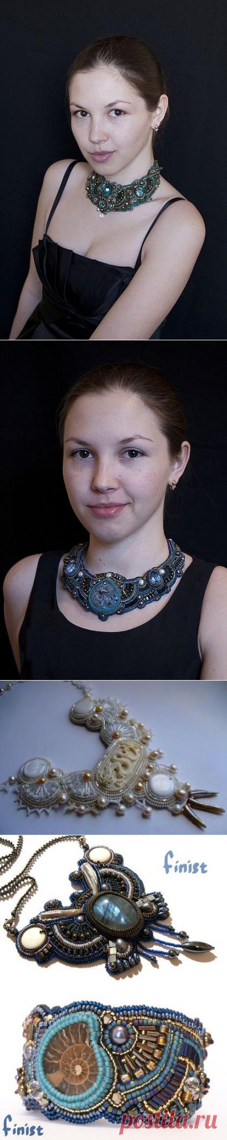 Бисерные дизайнерские украшения Константиновой Татьяны (finist)
