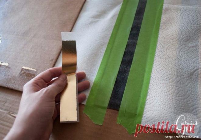 Декорирование штор поталью, МК | Своими руками