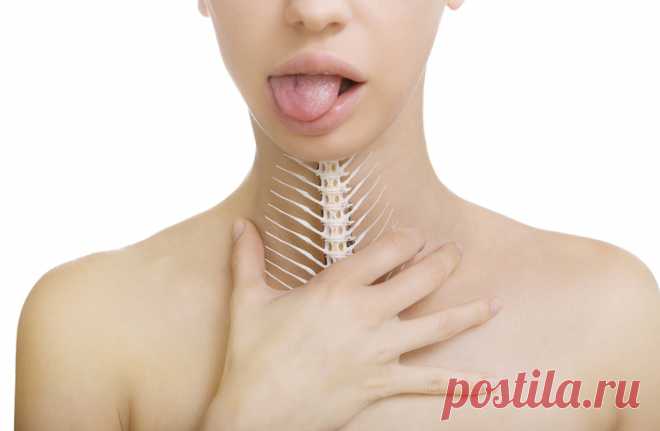 Как вытащить рыбную кость из горла? | Красота и здоровье