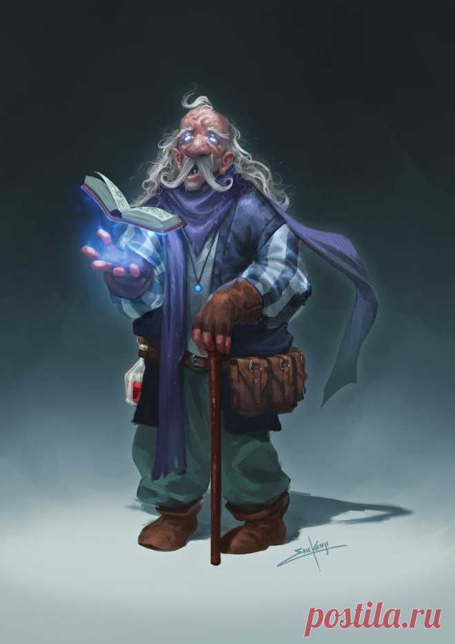 Old Wizard by erickenji on DeviantArt