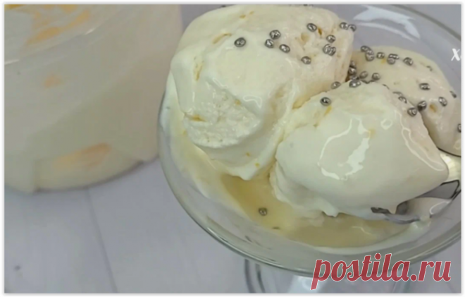 Домашнее сметанное мороженое из 3-х ингредиентов за 5 минут!
