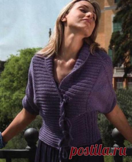 Фиолетовый жакет