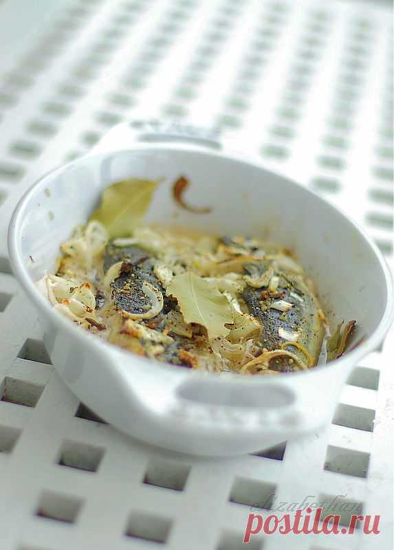 Маринованная скумбрия.