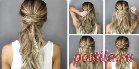 15 причёсок, которые любая девушка сделает за 5 минут