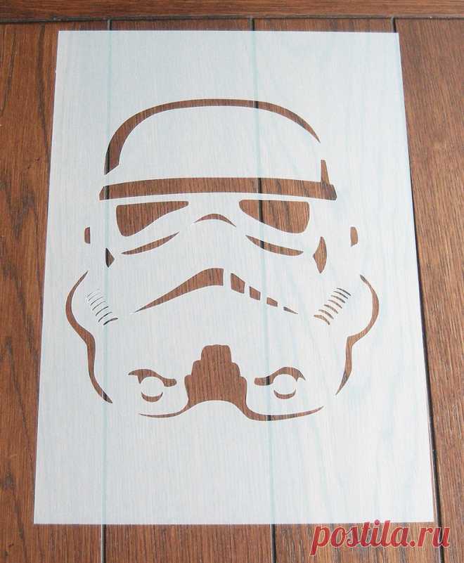 Stormtrooper Stencil Máscara Reusable PP Hoja para Artes y Oficios, BRICOLAJE - Etsy Chile
