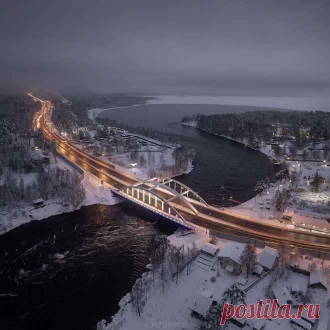 Ленинградская область, поселок Лосево, река Вуокса