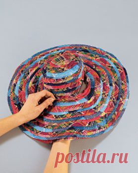Как сшить широкополую панамку из ленточек (Diy) / Головные уборы / ВТОРАЯ УЛИЦА