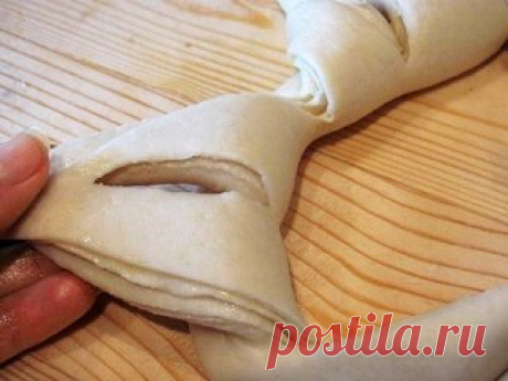 Эффектное украшение пирога «Цветок для любимых»