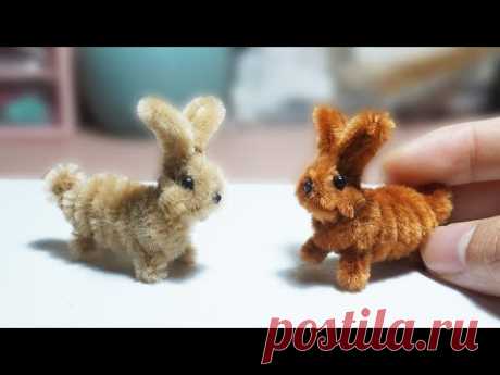 Cute Pipe Cleaner Bunny | Pipe Cleaner Animals | Pipe Cleaner Craft