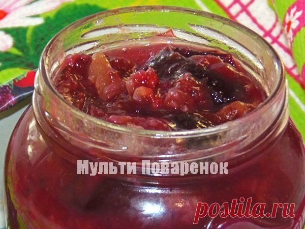 Густое сливовое варенье в мультиварке | Мультиповаренок