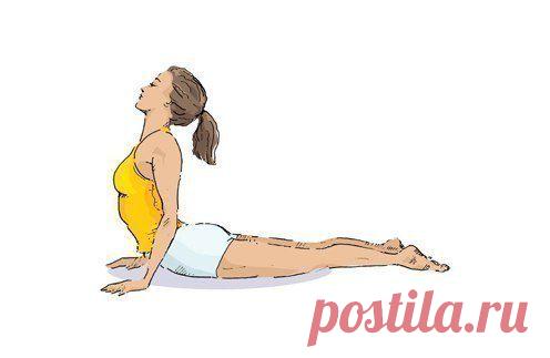 Йога для пресса,сохраняем к себе и работаем,занимает всего 15 минут! Упражнение 1 a) Сядьте на пол, ...