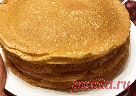 Блины на молоке Автор рецепта Анж - Cookpad