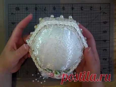 Shabby Chic Pin Cushion - YouTube