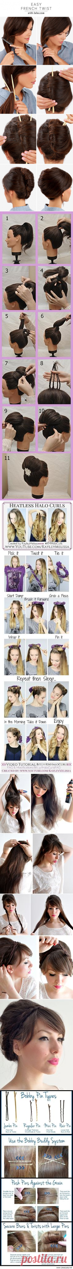 Zu den beliebtesten Tags für dieses Bild zählen: hair, hairstyle und french twist | Haare | Африканские косички, Французские прически и Руководства