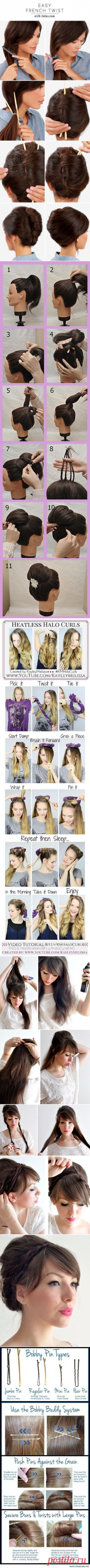 Zu den beliebtesten Tags für dieses Bild zählen: hair, hairstyle und french twist | Haare | Африканские косички, Французские прически и Руководства