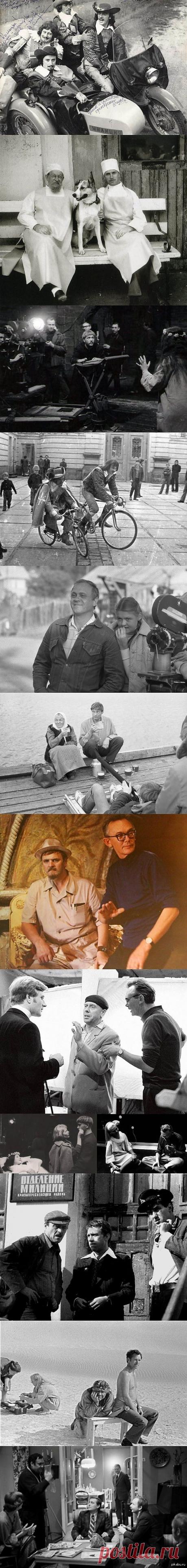 На съемочной площадке советского кино