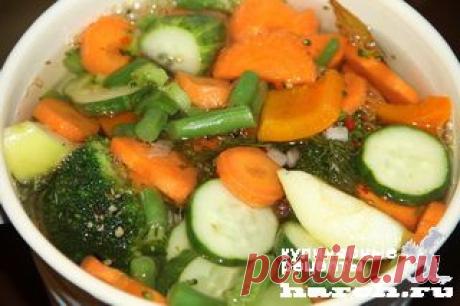 Быстромаринованный овощной микс | Харч.ру - рецепты для любителей вкусно поесть