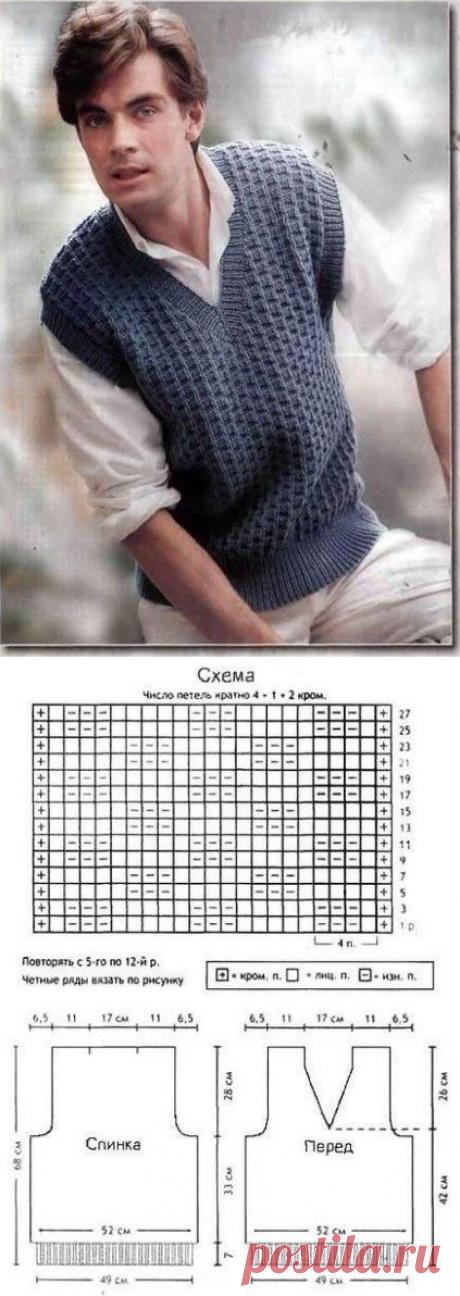 Мужская безрукавка