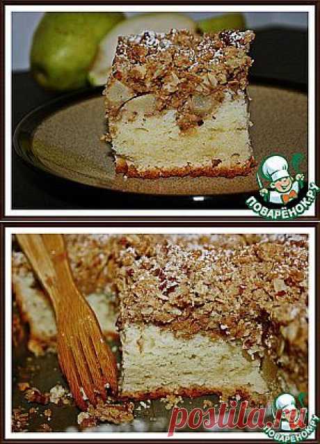 Пирог с грушами ( Pear Coffee Cake) - кулинарный рецепт