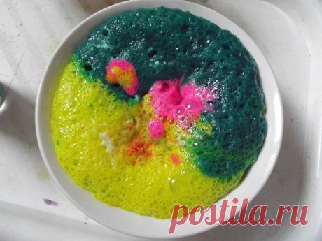 Цветные вулканы для детей! - Поделки с детьми | Деткиподелки