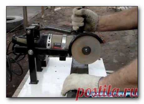 Отрезной станок из болгарки » Самоделки своими руками - сделай сам