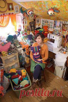 Декор рабочей мастерской по рукоделию