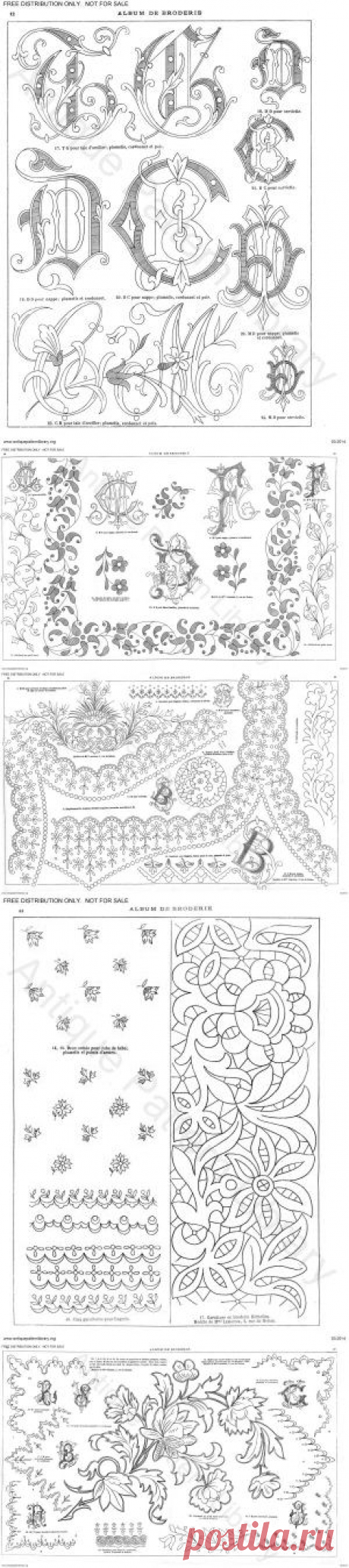 Antique Pattern Library Overview Page