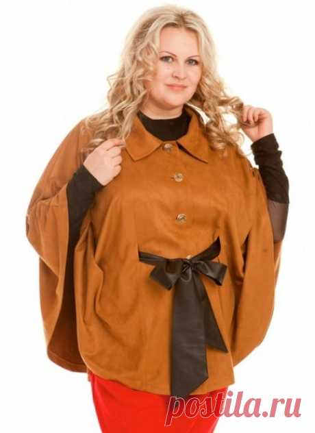 Классическое пончо на любую фигуру (Шитье и крой) — Журнал Вдохновение Рукодельницы