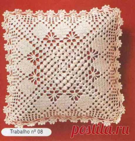 Вязаные подушки.схемы