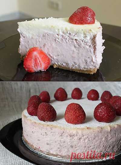 Чизкейк "Клубника со сливками" | Вкусный блог - рецепты под настроение