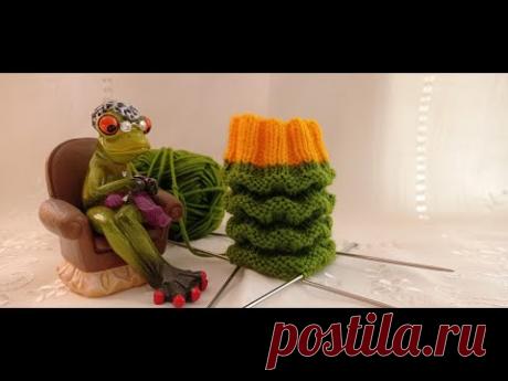 3 - D Rundstrickmuster/oder "Akkordeon" Strickmuster 🙂