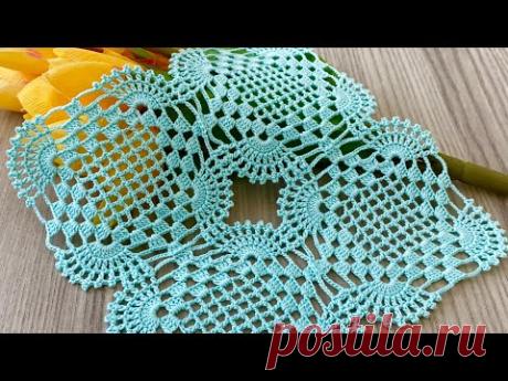 CROCHET LACE SQUARE MOTIF You'll Love This Flashy and Super Easy Pattern