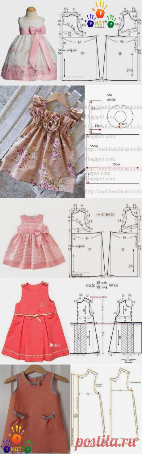 Шьем летние платья для девочек (5 фото) | WmnDay.ru - Handmade, фитнес, интерьеры