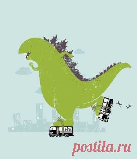 Зимнее развлечение Годзиллы / Занимательная реклама