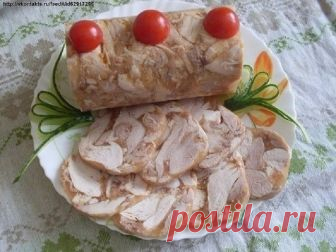 Как приготовить куриный рулет в бутылке - рецепт, ингредиенты и фотографии