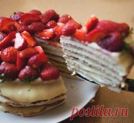 Торт творожный на сковороде - Кулинарный рецепт - Повар в доме и еще много рецептов