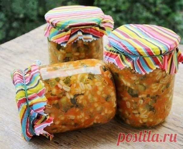 РЕЦЕПТ РАССОЛЬНИКА НА ЗИМУ С ПЕРЛОВКОЙ
