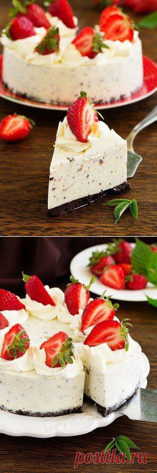 ТВОРОЖНЫЙ ЧИЗКЕЙК БЕЗ ВЫПЕЧКИ С ПЕЧЕНЬЕМ ОРЕО