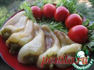 Перец жареный в маринаде - кулинарный рецепт