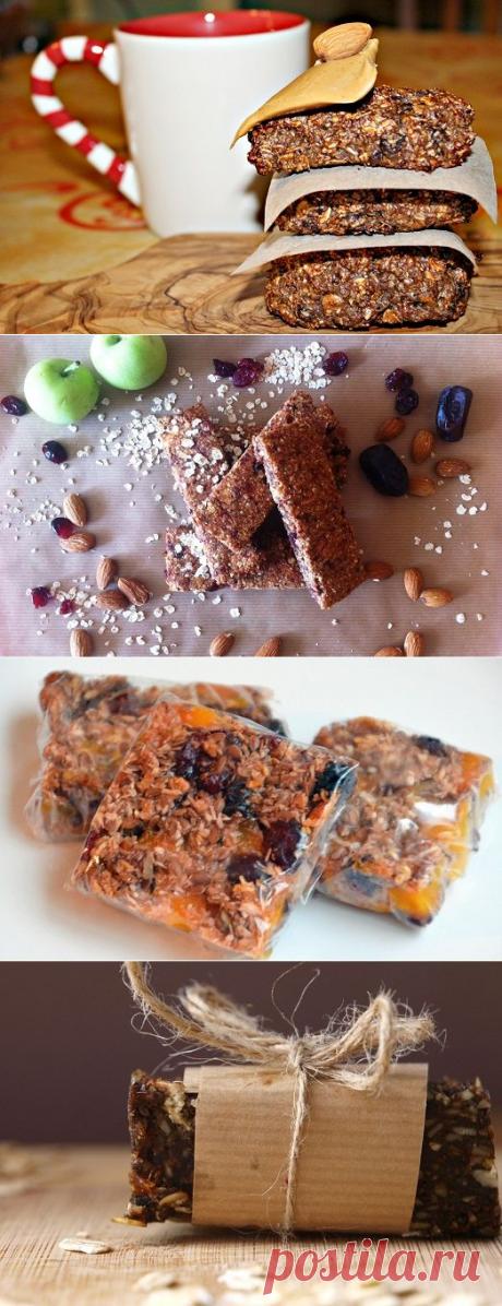 Как готовить полезные энергетические батончики? — Вкусные рецепты