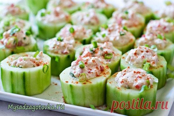 Огурцы с сельдью — Сад Заготовка