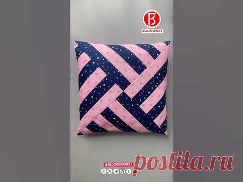 How to Make Patchwork Pillow Tutorial Part