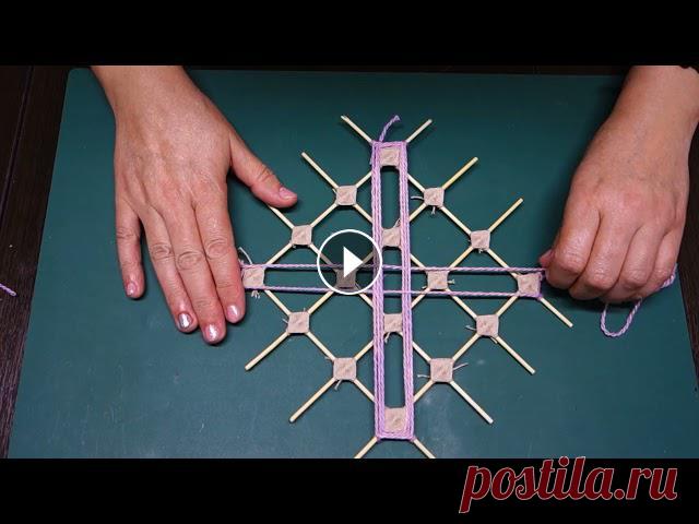 Тибетская мандала на 4 палочки. Часть 3

вязанный свитер на машинке английской резинкой